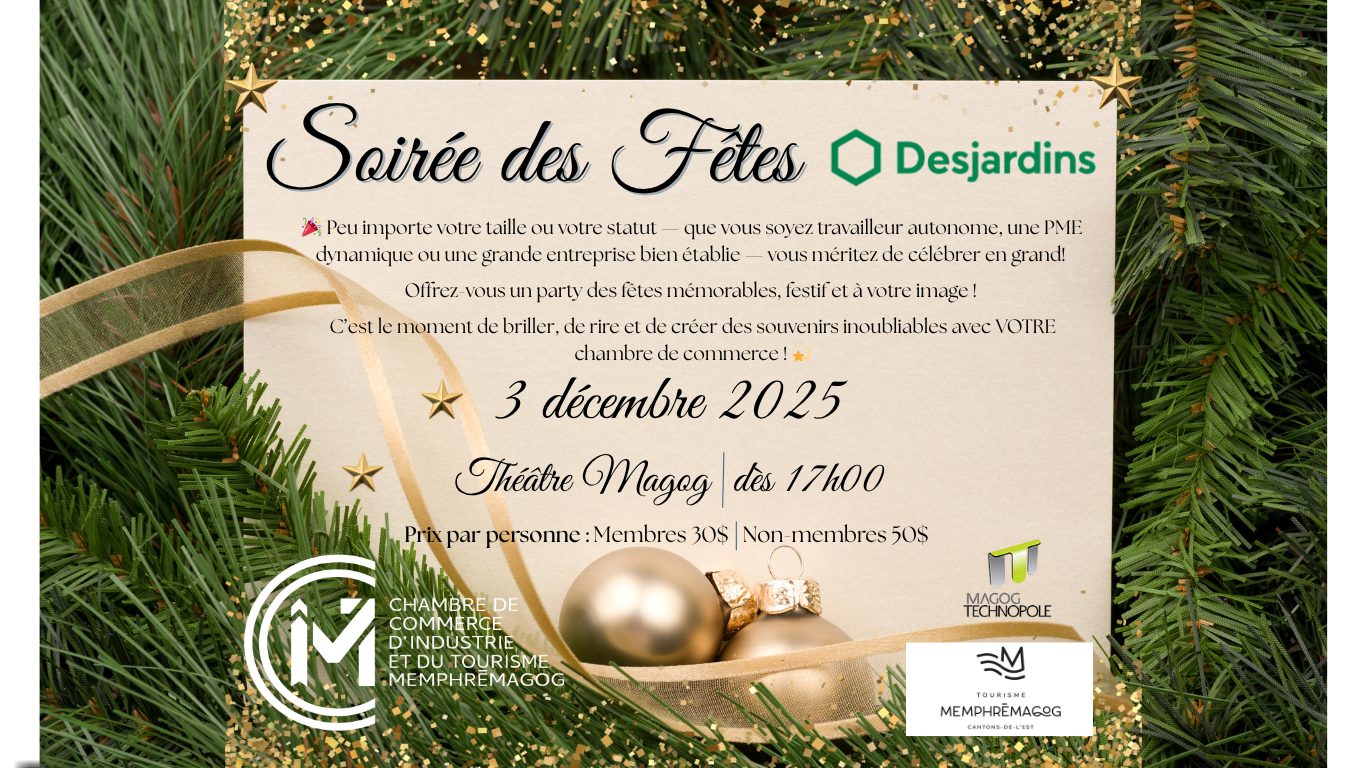 5 à 7 des fêtes 2025